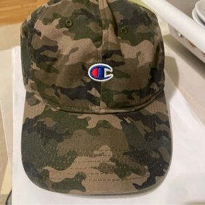 Champion Camo Hat with Logo